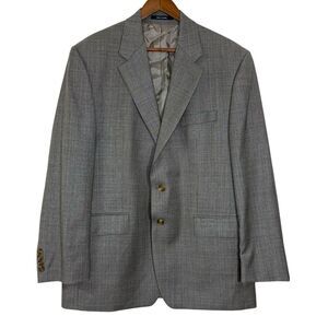 Chaps Ralph Lauren Blazer 44 R Wool Cashmere Jacket Lined Sport Coat VTG Read!